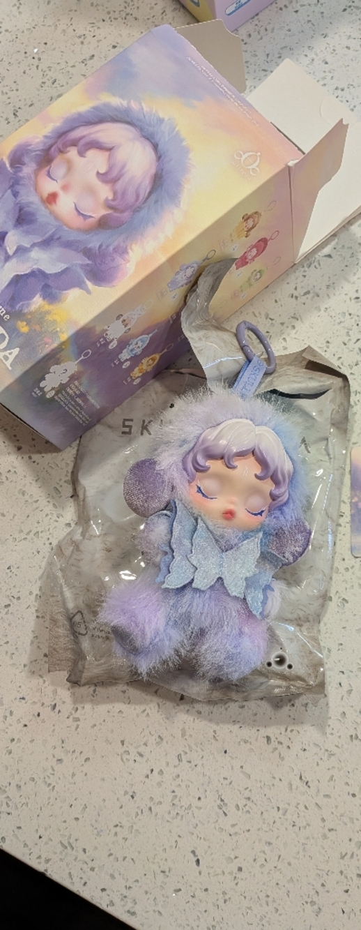 Skullpanda Lightning Pop Mart Plush Pendant L'impressionisme - Picture 2 of 5